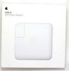 Блок питания (зарядное) Apple USB-C, type-c 61W для A1718 (20.3V-3A, 5.2V-2.4A, MNF72LL/A), без USB-C кабеля, ORG