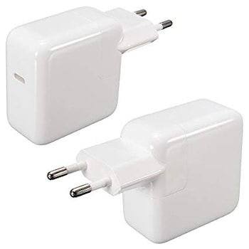 Блок питания (зарядное) Apple 20.3V-4.3A, 5.2V-2.4A, MNF82CH/A, USB Type-C, 87W, для A1719, без USB-C Charge Cable, OEM