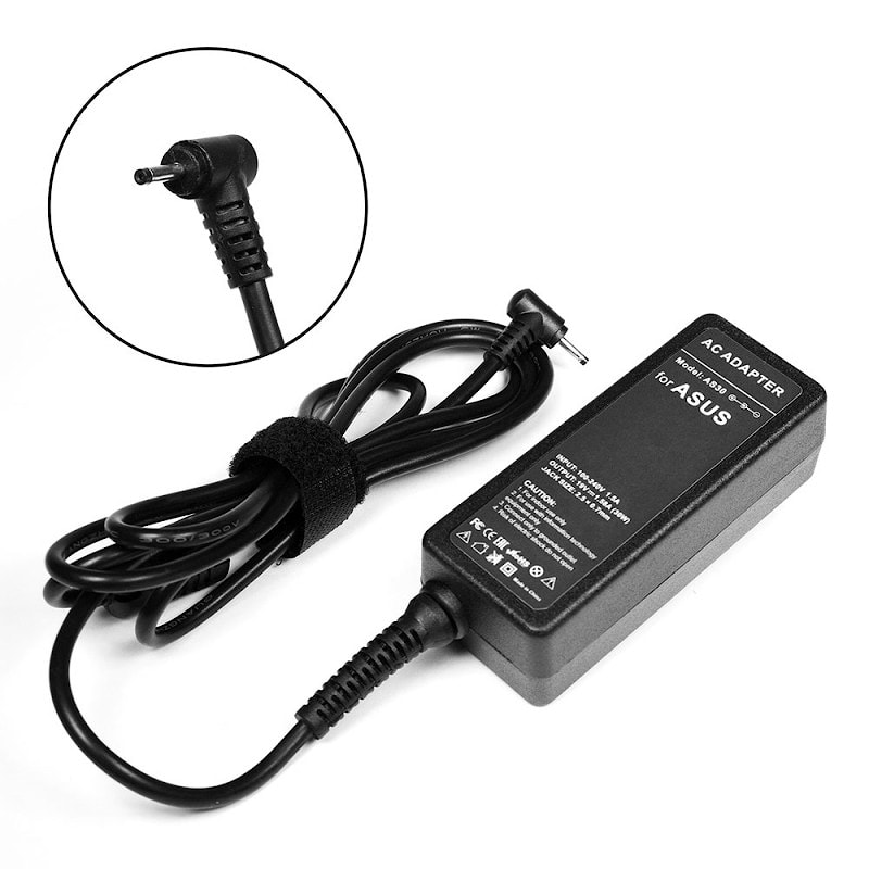 Блок питания (зарядное) Asus 2.5x0.7мм, 30W (19V, 1.58A) без сетевого кабеля