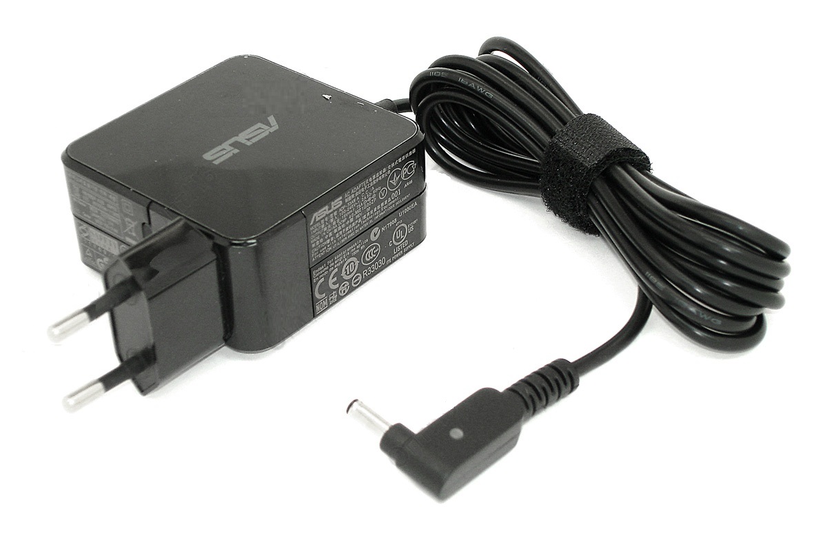 Блок питания Asus 4.0x1.35мм, 33W (19V, 1.75A) с сетевым кабелем, ORG (square shape)  