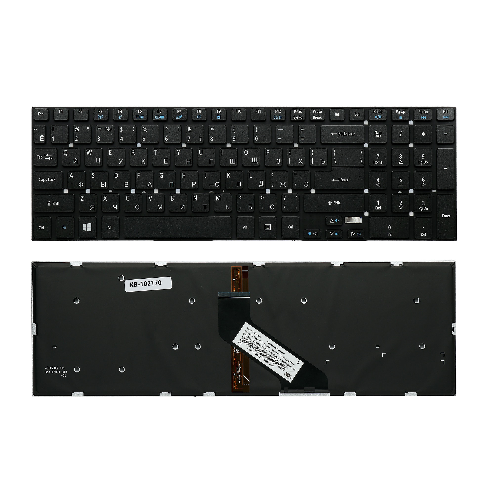 Bàn Phím Acer Aspire M5-481, M3-481 - Keyboard Aspire M5-481, M3-481 - Foto 4