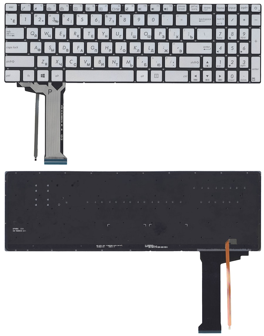 Клавиатура для ноутбука Asus N752V Series. PN: 90NB0AY1-R30200