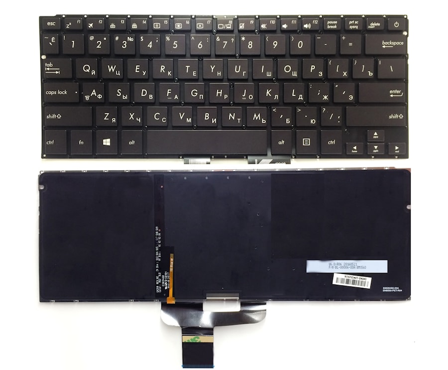 Клавиатура для ноутбука Asus UX310U Series. PN: SN8550BL, 0KN0-UM2RU16, 0KNB0-2631RU00, SG-64070-XAA, 90NB0CJ1-R31R