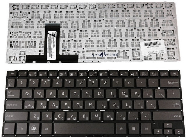 Клавиатура для ноутбука Asus UX31E, UX32 Series. С подсветкой. PN: PK130SQ415S, 0KNB0-3624RU00, 9Z.N8JBC.50R