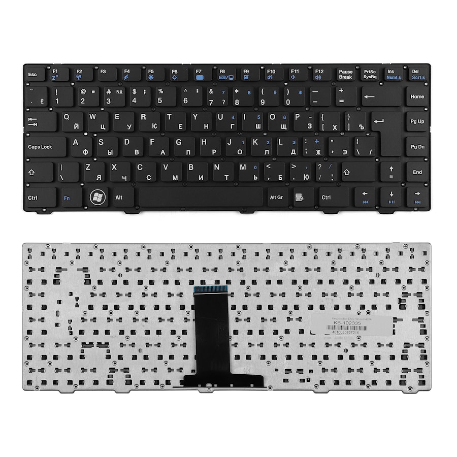 Клавиатура для ноутбука DNS Hasee K480A Series. PN: MP-11A63SU-5284, OKNO-XR1RU021