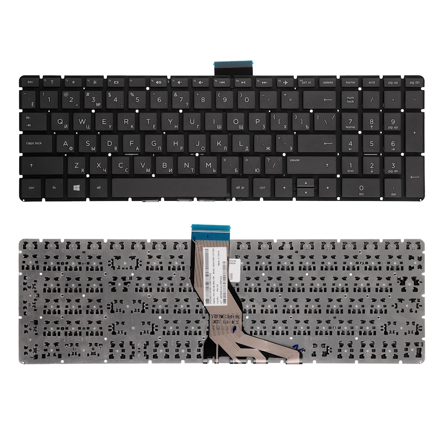 Клавиатура для ноутбука HP 15-bs, 15-br, 15-bw Series.Серебристый. PN: 925008-001, PK132043A00