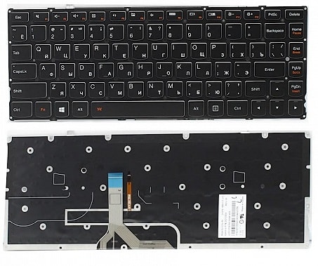 Клавиатура для ноутбука Lenovo Yoga 2 Pro 13 Series. PN: 25212829, PK130S92A05