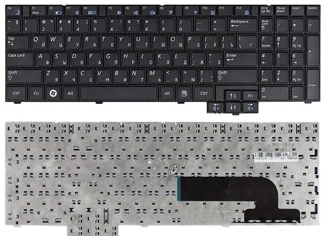 Клавиатура для ноутбука Samsung X520 Series. PN: V106360BS1, CNBA5902582ABIL9062, BA59-02582A
