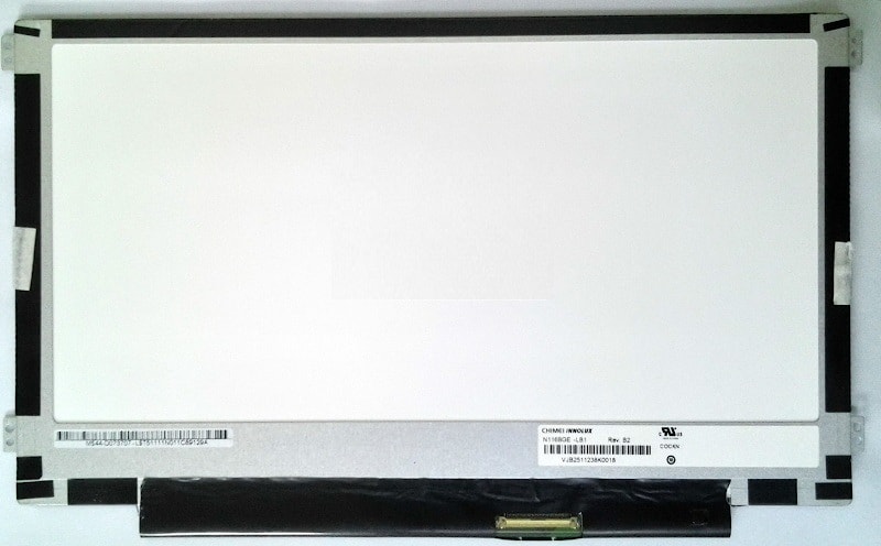 Матрица для ноутбука 11.6", 1366x768, LED, 40 pins, SLIM, уши по бокам, Глянцевая, N116BGE-LB1 Rev.C1