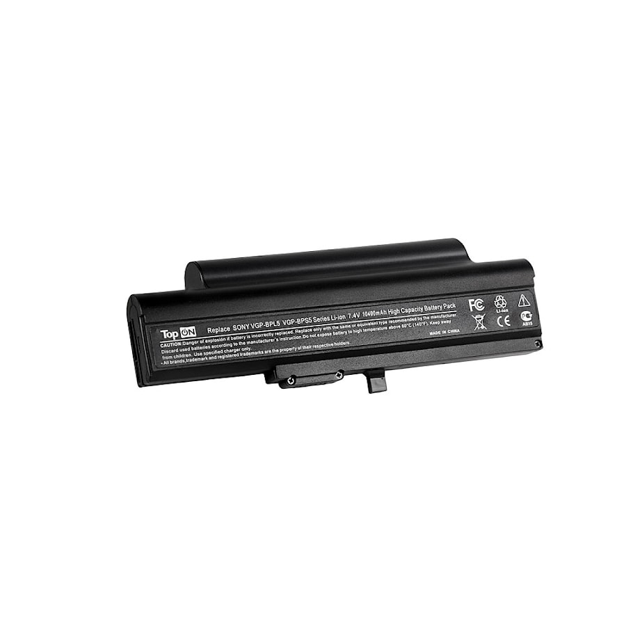 Аккумулятор для ноутбука (батарея) Sony Vaio VGN-TX Series. 7.4V 10400mAh 77Wh, усиленный. PN: VGP-BPS5A, VGP-BPS5.