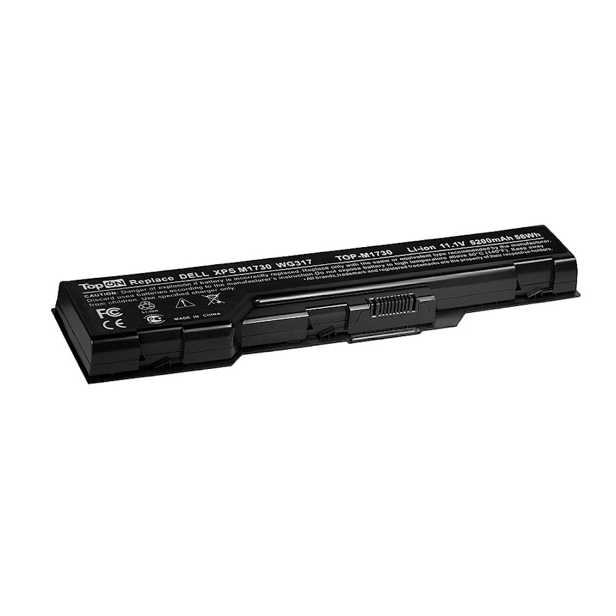 Аккумулятор для ноутбука (батарея) Dell XPS M1730, 1730 Series. 11.1V 5200mAh 58Wh. PN: XG510, HG307