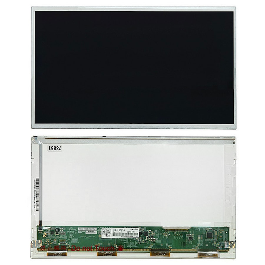 Матрица для ноутбука 12.1" 1366x768 WXGA, 30 pin LVDS, Normal, LED, TN, без крепления, глянцевая. PN: HSD121PHW1.