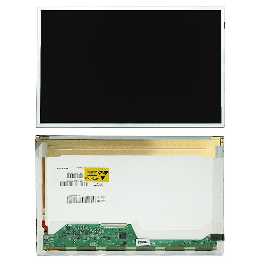 Матрица для ноутбука 12.1" 1280x800 WXGA, 40 pin LVDS, Normal, LED, TN, без крепления, глянцевая. PN: LTN121AT06.