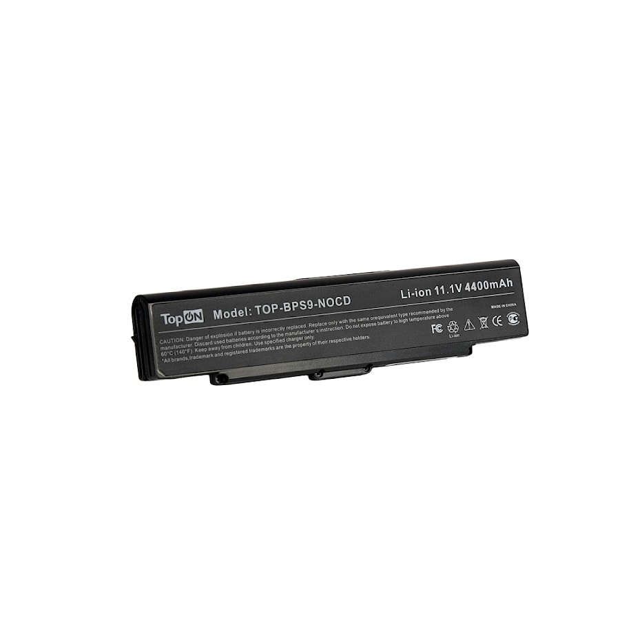 Аккумулятор для ноутбука (батарея) Sony Vaio VGN-AR, VGN-CR, VGN-NR, VGN-SZ Series. 11.1V 4400mAh 49Wh. PN: VGP-BPL9, VGP-BPS9.