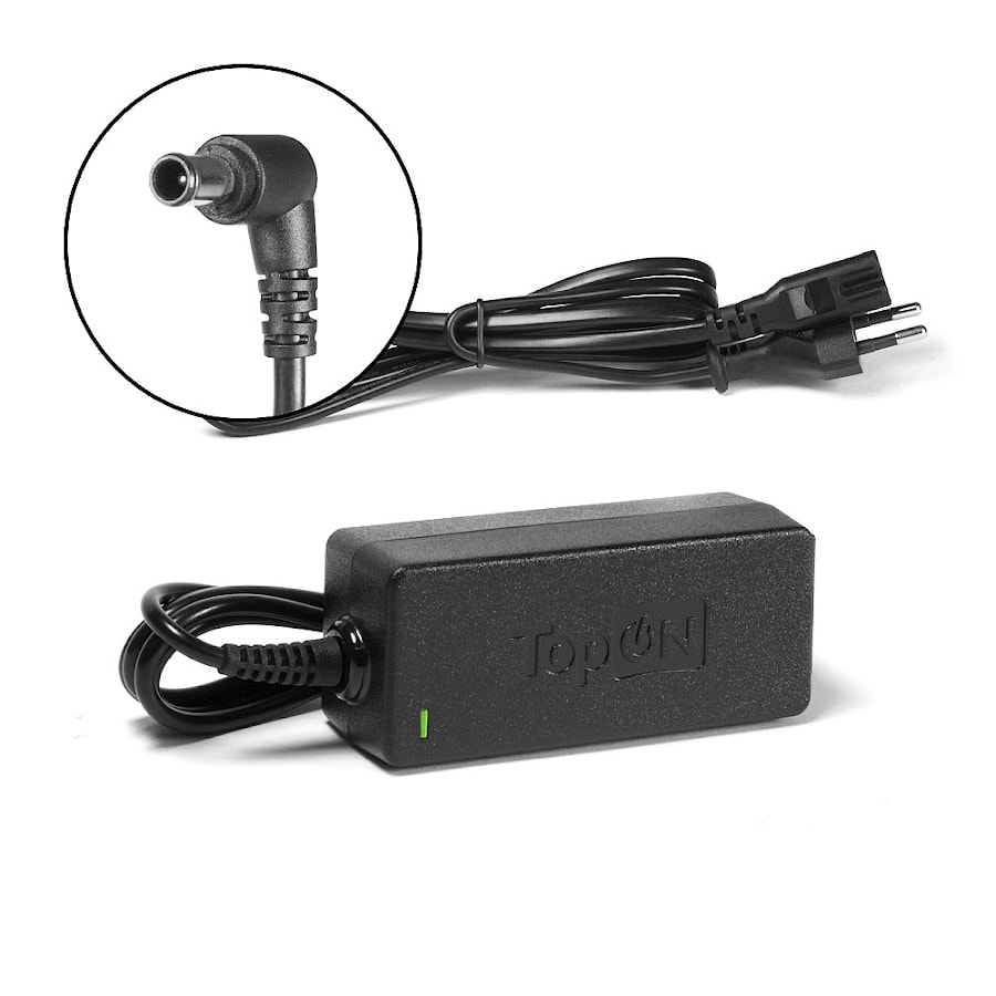 Блок питания (зарядное) для ноутбука Sony Vaio VPC-M12 , VPC-W, VPC-Y, VPC-YA, VPC-YB, SVT Series, LCD LG. 19.5V 2.15A (6.5x4.4mm с иглой) 42W. PN: AD