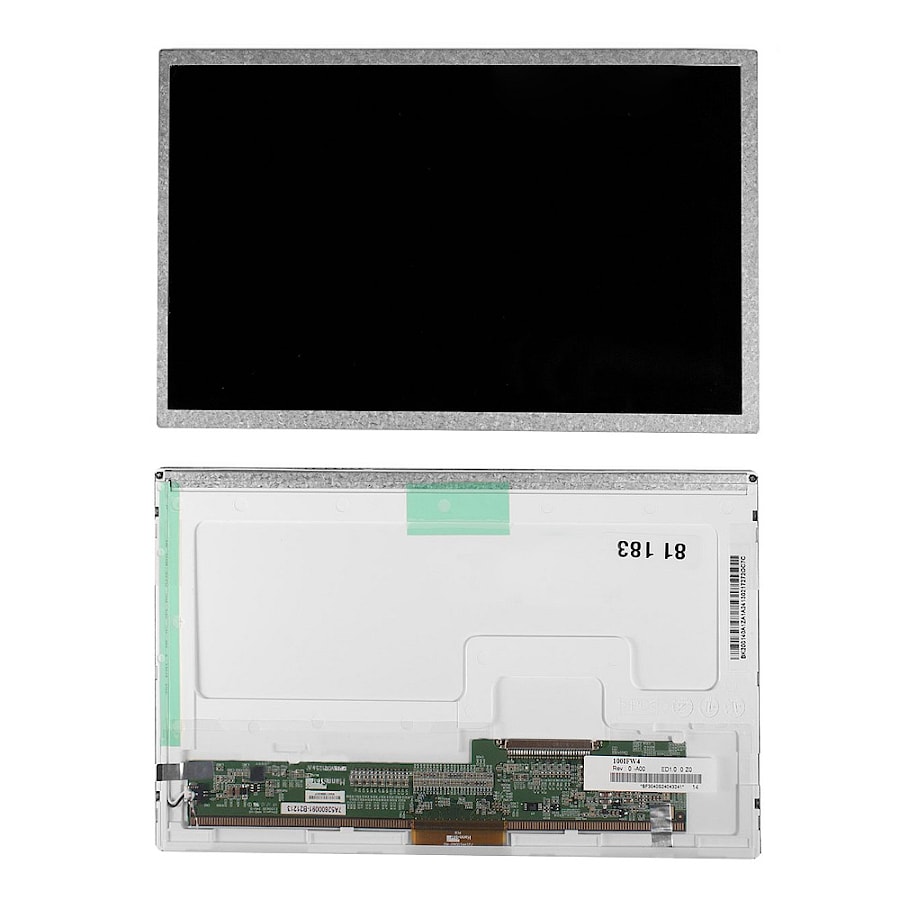 Матрица для ноутбука 10.0" 1024x600 WSVGA, 30 pin LVDS, Normal, LED, TN, без крепления, глянцевая. PN: HSD100IFW1 REV.0
