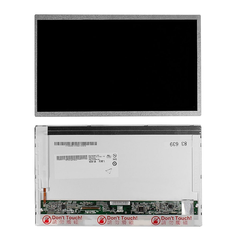 Матрица для ноутбука 10.1" 1280х720 HD, 40 pin LVDS, Normal, LED, TN, без крепления, глянцевая. PN: B101EW02 V.0.