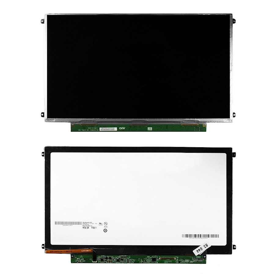 Матрица для ноутбука 13.3" 1366x768 WXGA, 40 pin LVDS, Slim, LED, TN, крепления слева/справа (уши), матовая. PN: LP133WH2 (TL)(A3).