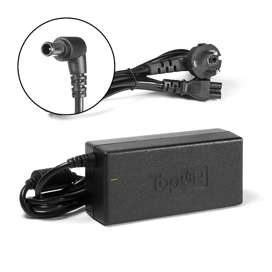 Блок питания (зарядное) для ноутбука Sony 19.5V 3.3A (6.0x4.4mm с иглой) 65W. Vaio VPC-CW, VPC-EB, VPC-EE, VPC-W, VPC-Y, VPC-Z Series. PN: VGP-AC19V78
