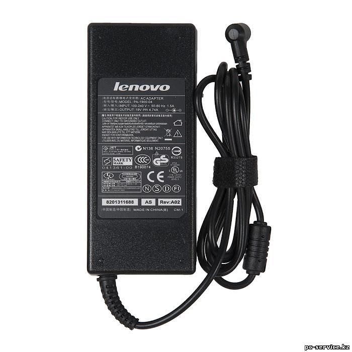 Блок питания (зарядное) ноутбука Lenovo 19V, 6.32A, 5.5x2.5мм, 120W, без сетевого кабеля, ORG