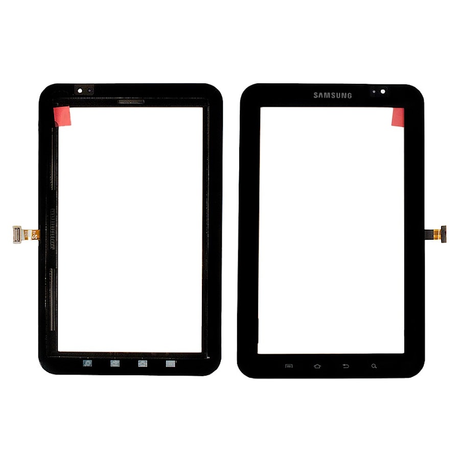 Сенсорное стекло, тачскрин для планшета Samsung Galaxy Tab GT-P1000, GT-P1010, 7.0" 1024x600. Черный.