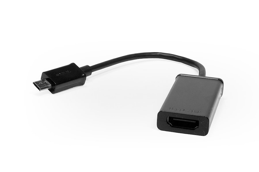 Кабель-переходник MicroUSB -&gt; HDMI (MHL) для передачи цифрового аудио и видео сигнала со смартфона или планшета на TV и монитор. 11-pin. Черный.