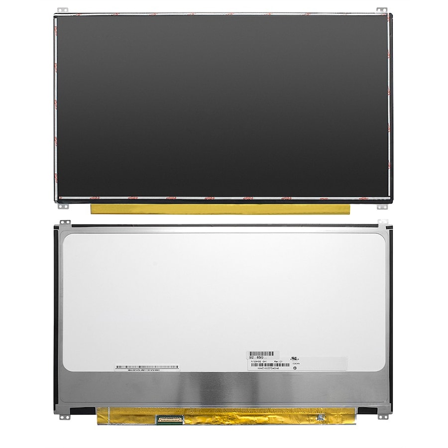Матрица для ноутбука 13.3" 1920x1080 FHD, 30 pin eDP, Slim, LED, AAS, крепления сверху/снизу (уши), глянцевая. PN: N133HSE-EB3.