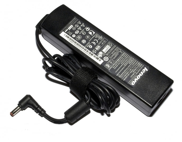 Блок питания (зарядное) Lenovo 5.5x2.5мм, 90W (20V, 4.5A) без сетевого кабеля, ORG (long shape)