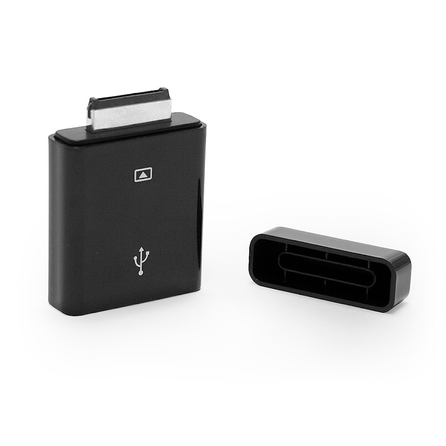 Переходник OTG Asus 40-pin -&gt; USB 2.0 F для подключения внешних USB-устройств к планшетам Asus Transformer TF101, TF201, TF300, TF700. Черный.