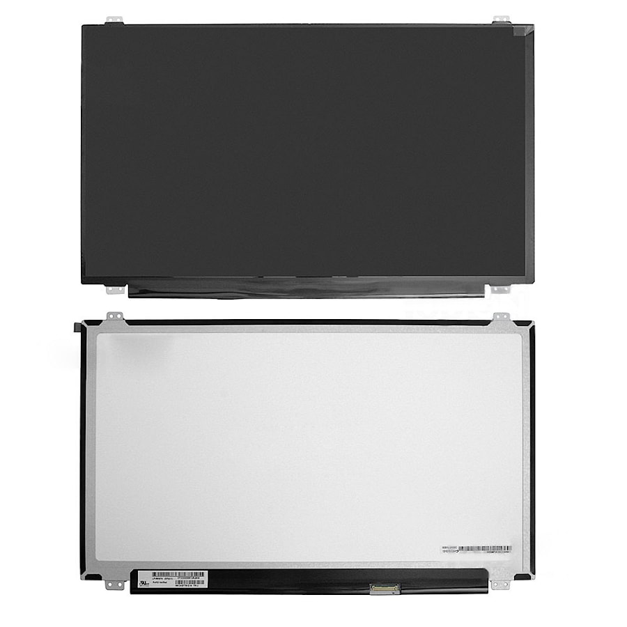 Матрица для ноутбука 15.6" 1920x1080 FHD, 30 pin Slim LED, крепления сверху/снизу (уши). Глянцевая. PN: N156HGE EB1, N156HGE EA2.
