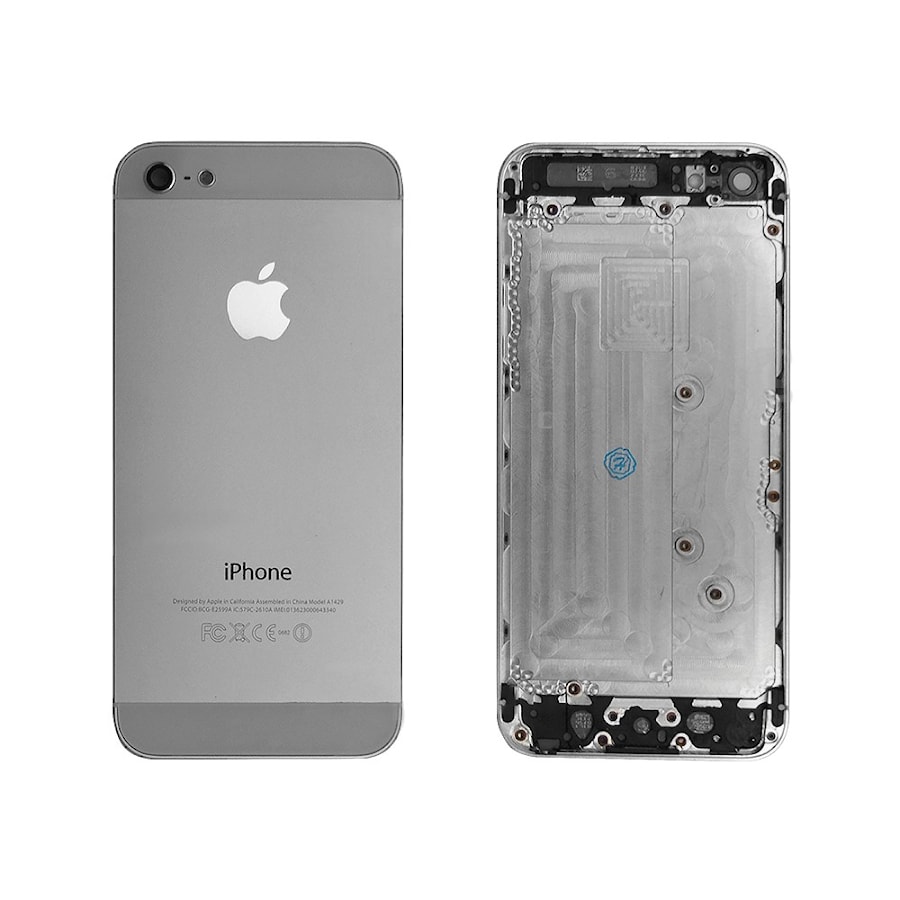 Задняя панель, корпус для смартфона Apple iPhone 5, A+. Белая.