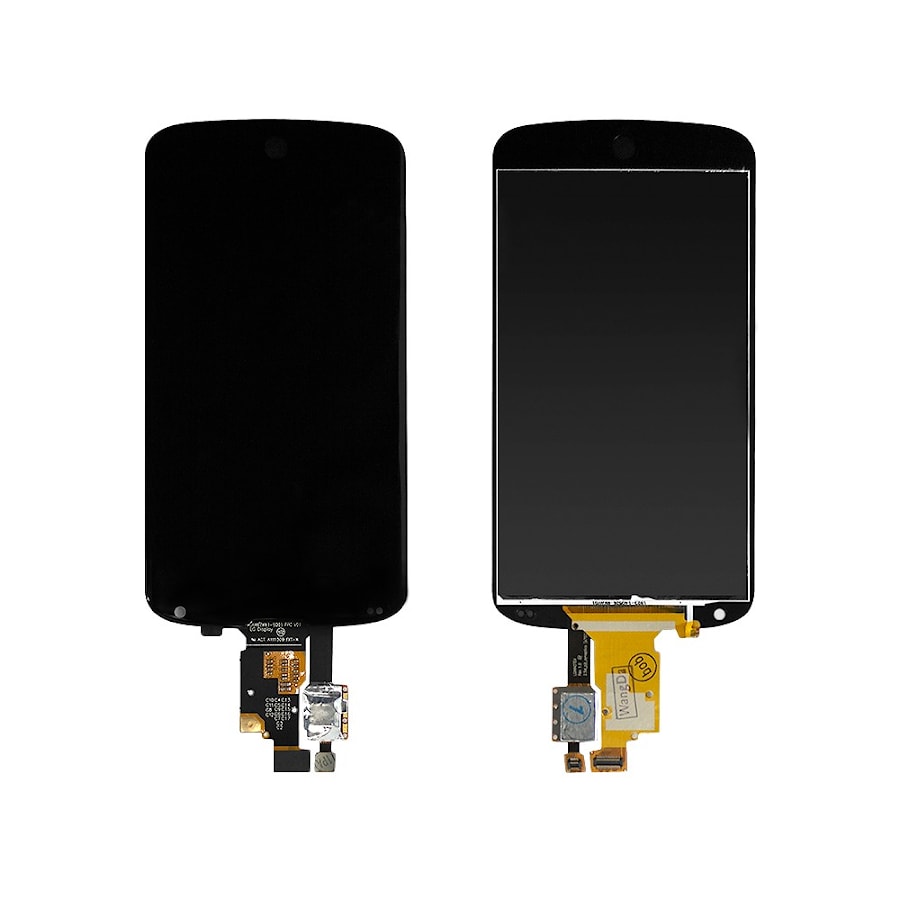 Дисплей, матрица и тачскрин для смартфона LG Nexus 4, 4.7" 768x1280, A+. Черный.