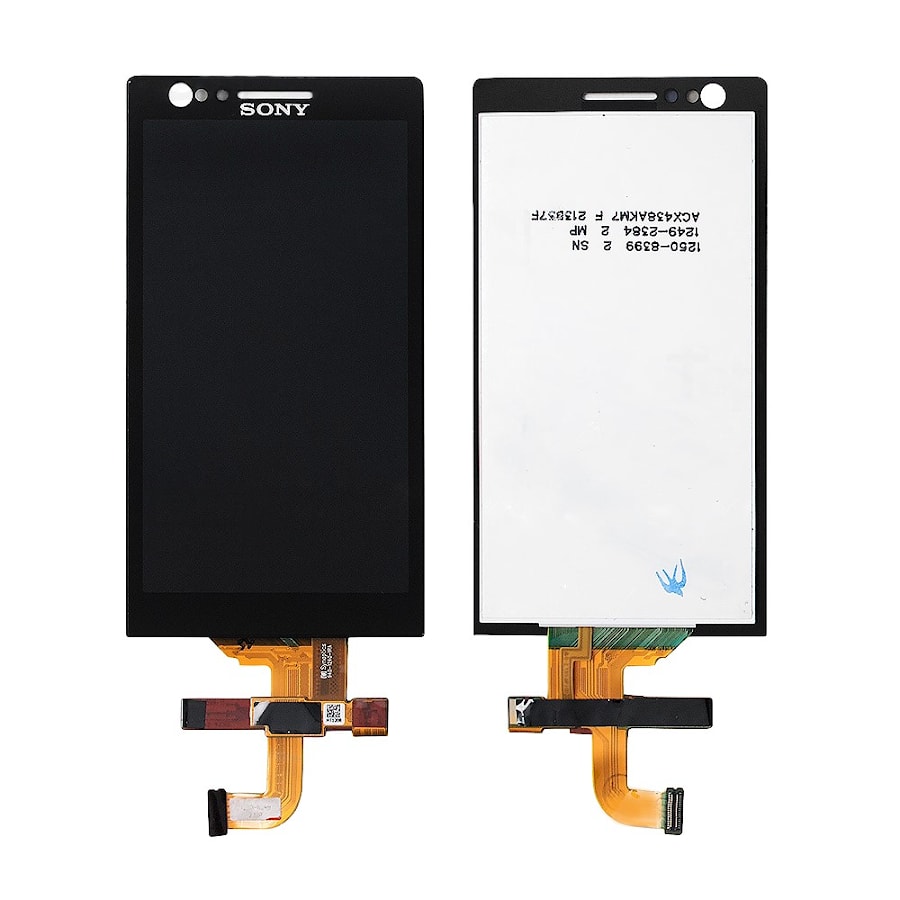 Дисплей, матрица и тачскрин для смартфона Sony Xperia P LT22i, 4" 540x960, A+. Черный.
