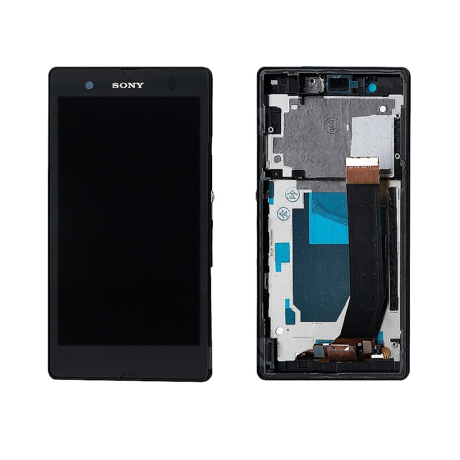 Дисплей, матрица и тачскрин для смартфона Sony Xperia Z C6602, 5" 1080x1920, A+. Черный.