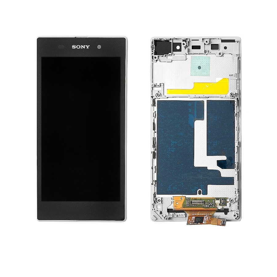 Дисплей, матрица и тачскрин для смартфона Sony Xperia Z1 L39H, 5" 1080x1920, A+. Белый.