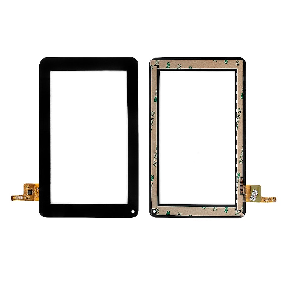 Сенсорное стекло, тачскрин для планшета 3G, Momo9 MRM-POWER, Сube U25GT, 7" 840x480. PN: 8-6221 JYT, 300-N3803B-C00-V1.0.Черный.