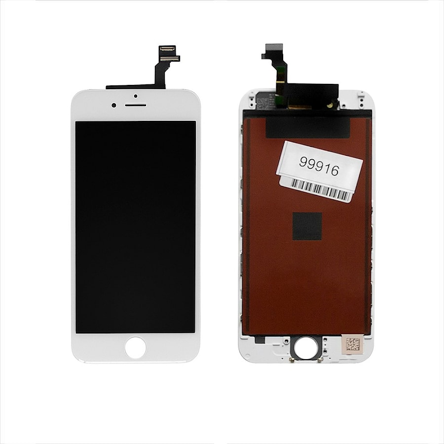 Дисплей, матрица и тачскрин для смартфона Apple iPhone 6, 4,7" 1334x750, A+. Белый.