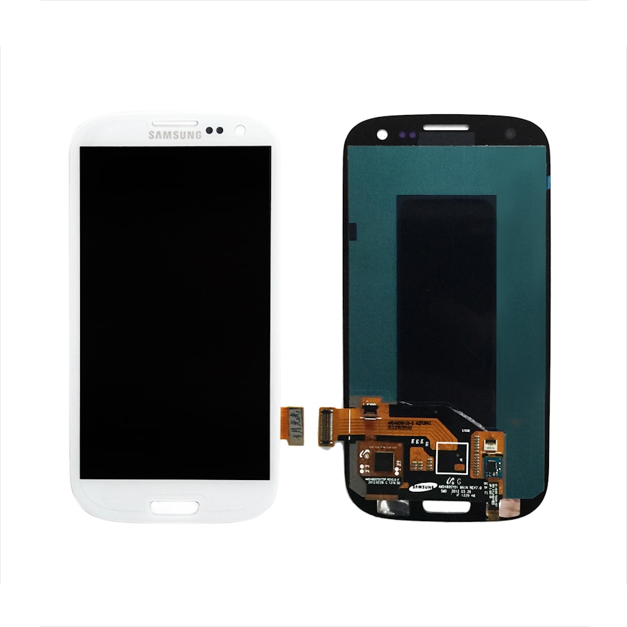 Дисплей, матрица и тачскрин для смартфона Samsung Galaxy S3 Duos GT-i9300i, 4.8" 1280x720. Белый.