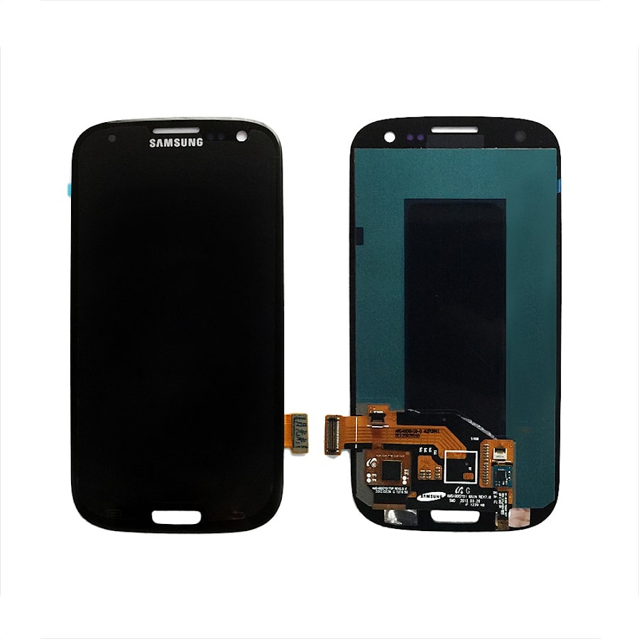 Дисплей, матрица и тачскрин для смартфона Samsung Galaxy S3 Duos GT-i9300i, 4.8" 1280x720. Черный.
