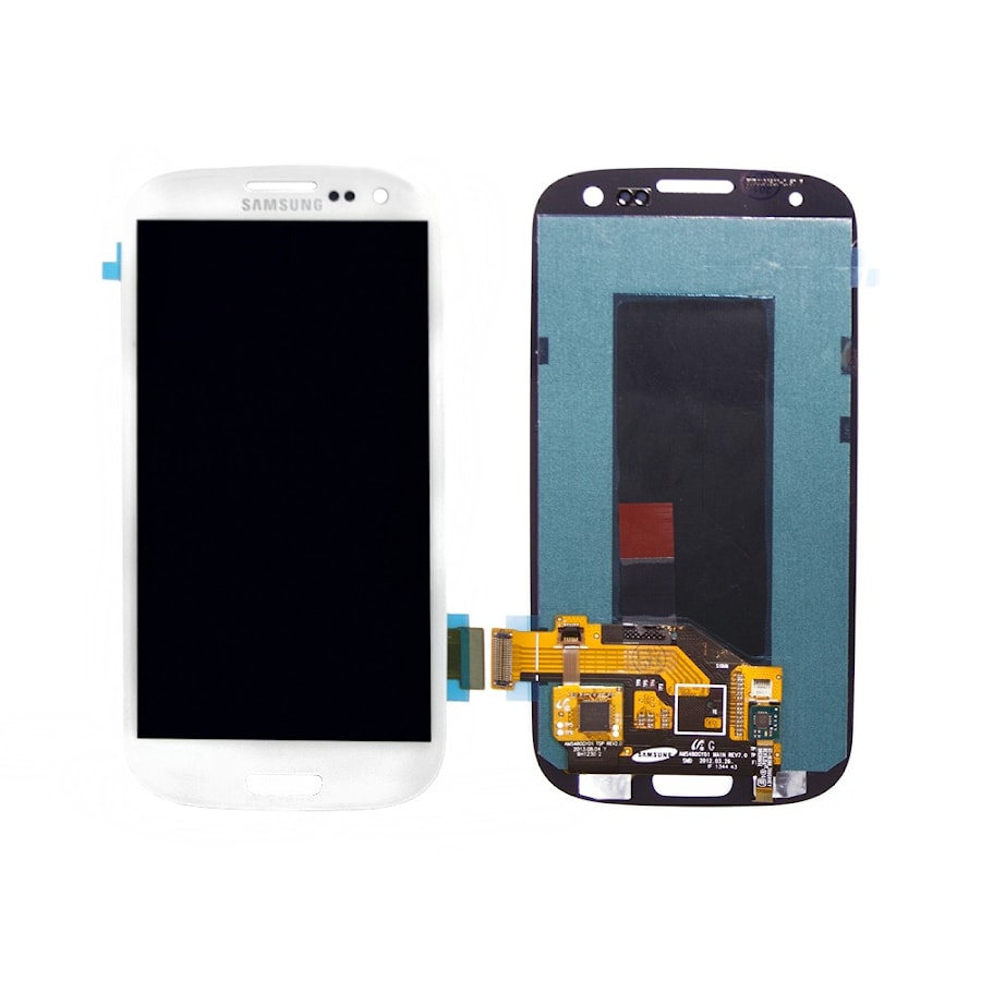 Дисплей, матрица и тачскрин для смартфона Samsung Galaxy S3 GT-i9301, 4.8" 1280x720. Белый.