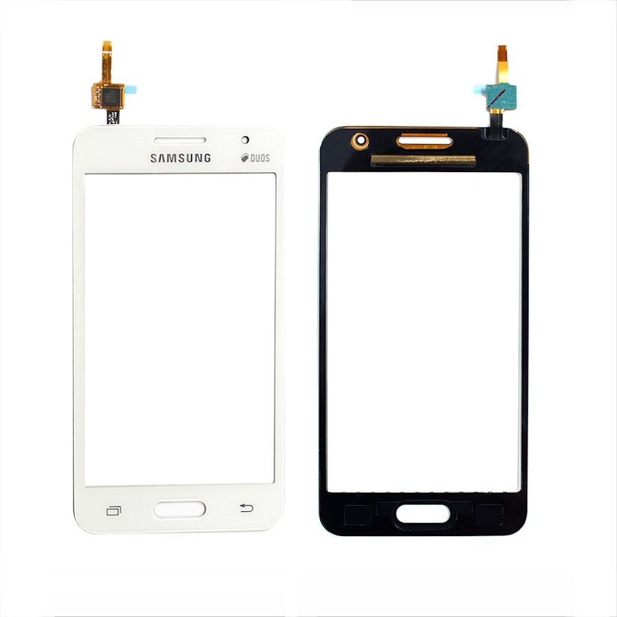 Дисплей, матрица и тачскрин для смартфона Samsung Galaxy Core 2 Duos SM-G355H, 4.5" 800x480. Белый.