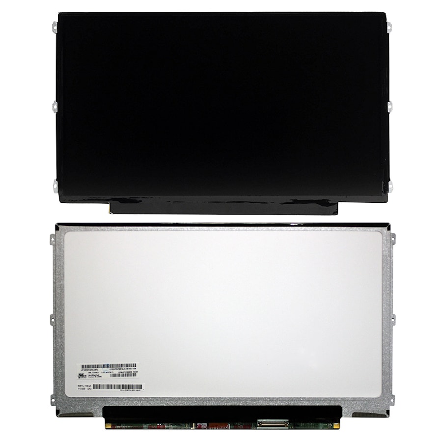 Матрица для ноутбука 12.5" 1366x768 WXGA, 40 pin LVDS, Slim, LED, TN, крепления слева/справа (уши), матовая. PN: LTN125AT01.