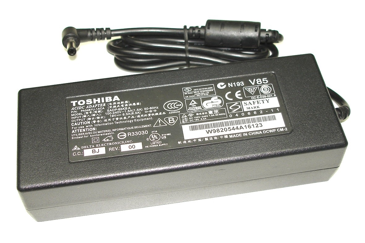 Блок питания Toshiba 19V, 6.3A, 5.5x2.5мм, 120W, без сетевого кабеля, ORG  