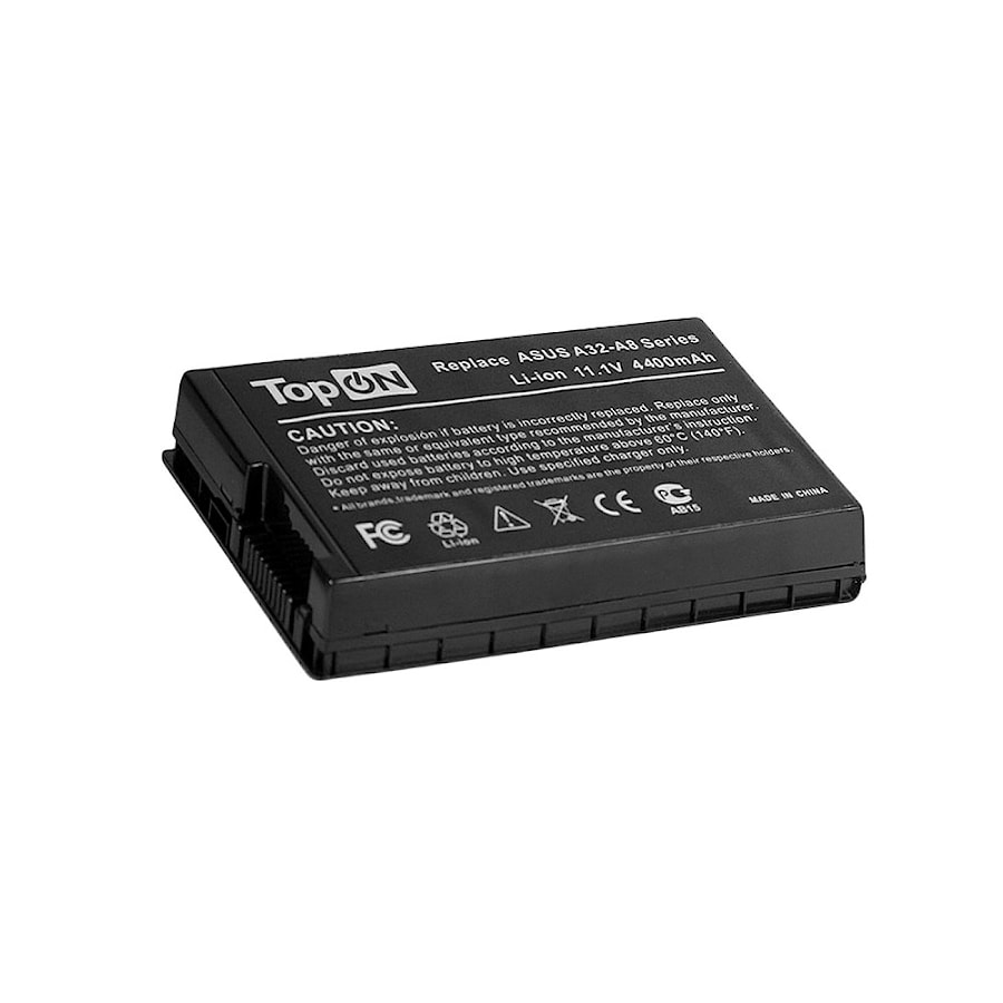 Аккумулятор для ноутбука (батарея) Asus A8, A8000, F8, F83, X81, X85, N80 Series. 11.1V 4400mAh 49Wh. PN: A32-A8, A42-A8