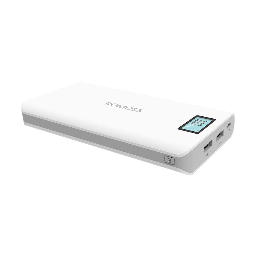Универсальный внешний аккумулятор ROMOSS Solo 6 Plus 16000mAh (59Wh) USB 5V 2.1А Белый