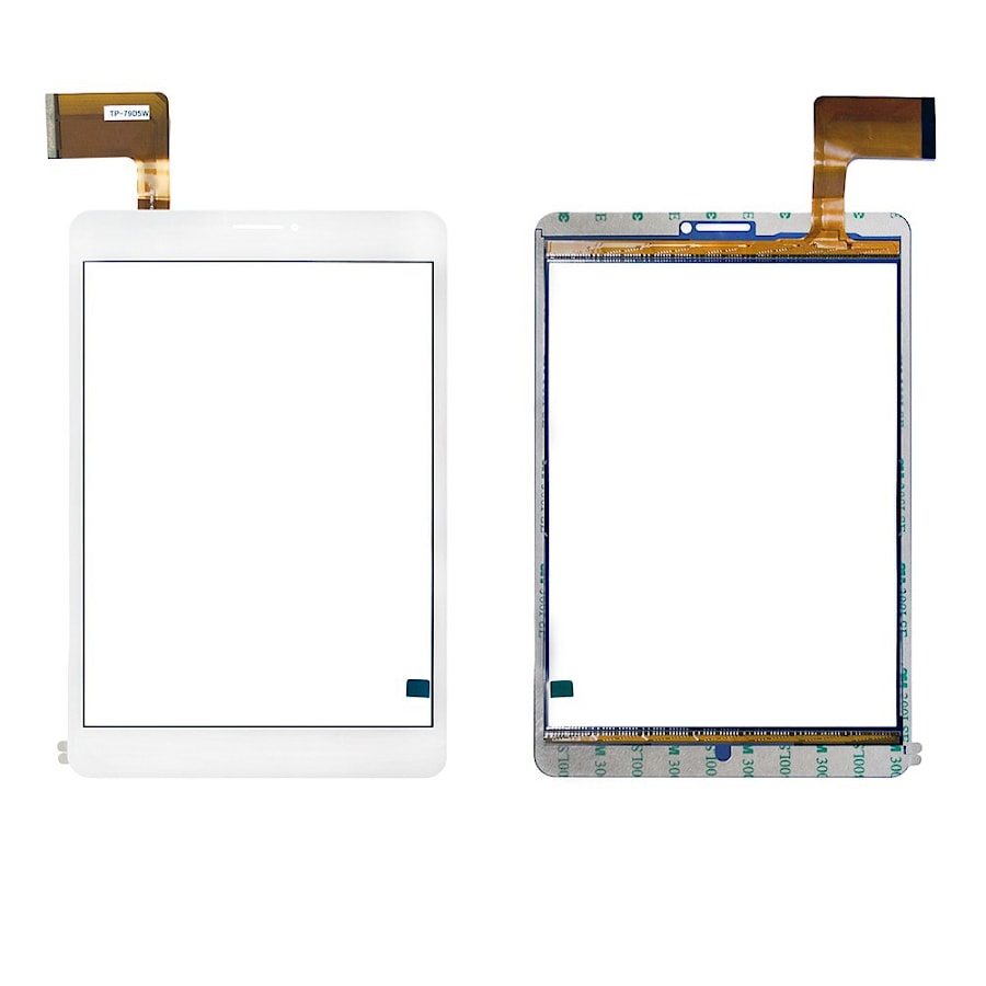 Сенсорное стекло, тачскрин для планшета Explay Trend 3G, 7.85" 1024x768. PN: FPCA-79D4-V02, FPCA-79D4-V01. Белый.