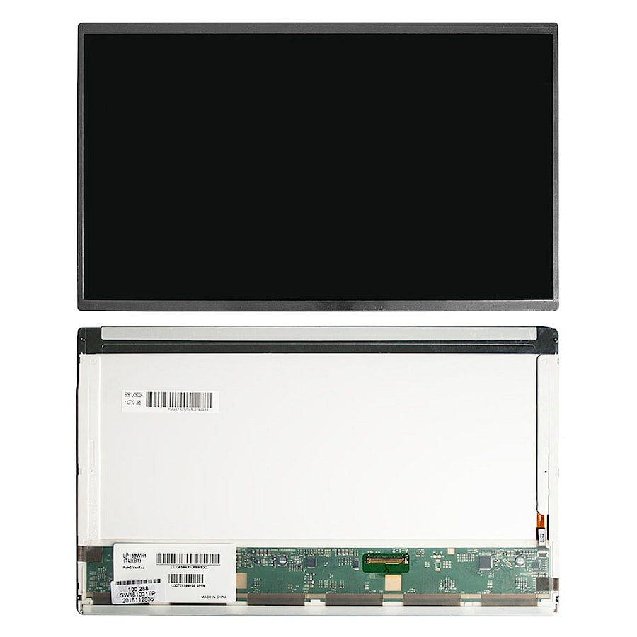 Матрица для ноутбука 13.3" 1366x768 WXGA, 40 pin LVDS, Normal, LED, TN, без крепления, глянцевая. PN: LP133WH1 (TL)(B1).