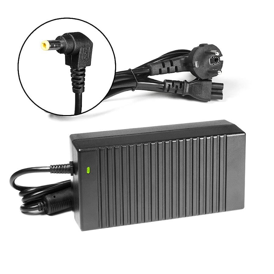 Блок питания (зарядное) для ноутбука Acer 19.5V 7.7A (5.5x2.5mm) 150W. Aspire V15, Asus VX7, ROG G75, MSI GE72, GT663, GX740 Series. PN: ADP-150NB, AD