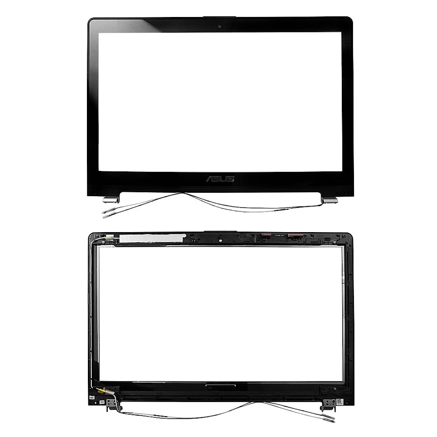 Сенсорное стекло, тачскрин для планшета Asus VivoBook S550, 15.6" 1366x768. PN: TCP15F81 V0.4. Черный.