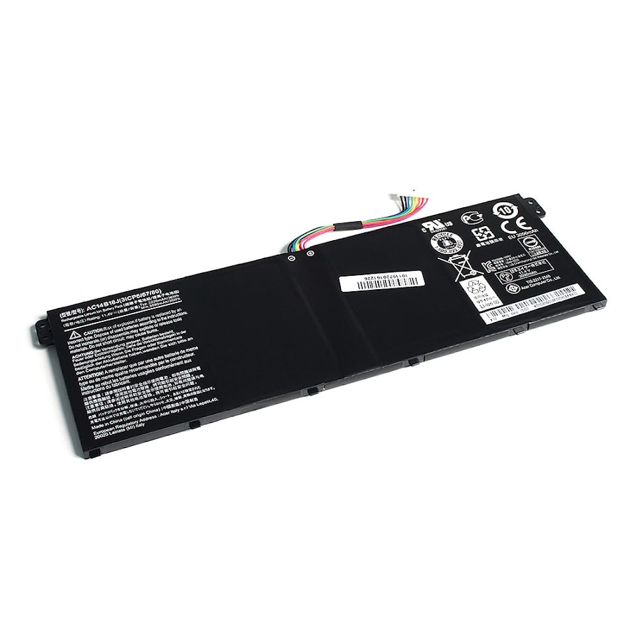 Аккумулятор для ноутбука (батарея) батарея Acer V3-111, E3-111, E3-112, ES1-511 Series. 11.4V 3090mAh PN: 3ICP5/57/80, AC14B18J